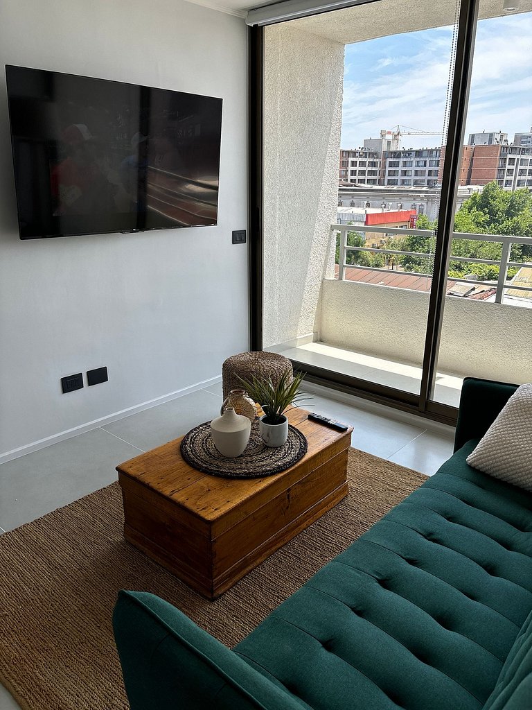 Depto Céntrico + Metro • 2D / 1B • 4 Pax