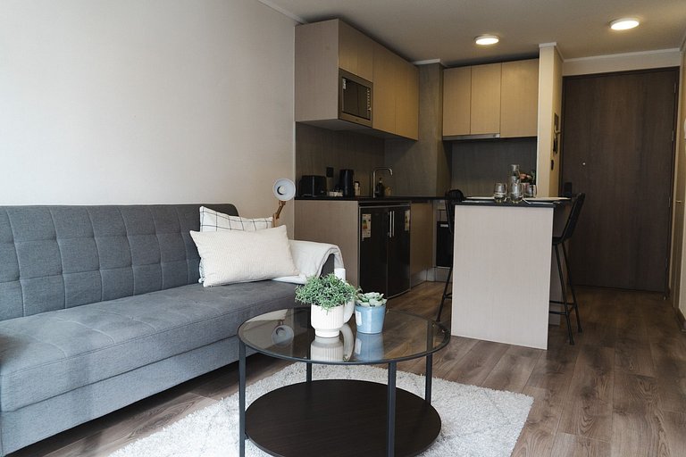 Depto Céntrico + Metro • Para 4 Personas